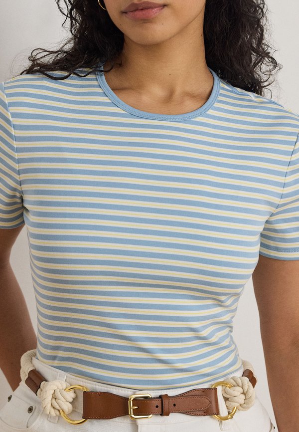 Lauren Ralph Lauren Woman STRIPED STRETCH COTTON TEE