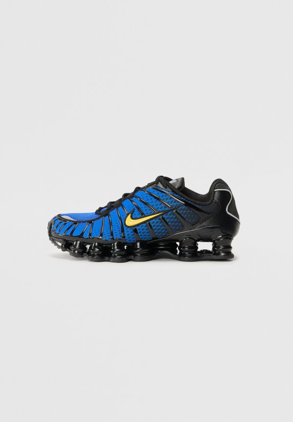 Nike Sportswear NIKE SHOX TL FB - Trainers - black/varsity maize/metallic/silver/lyon blue