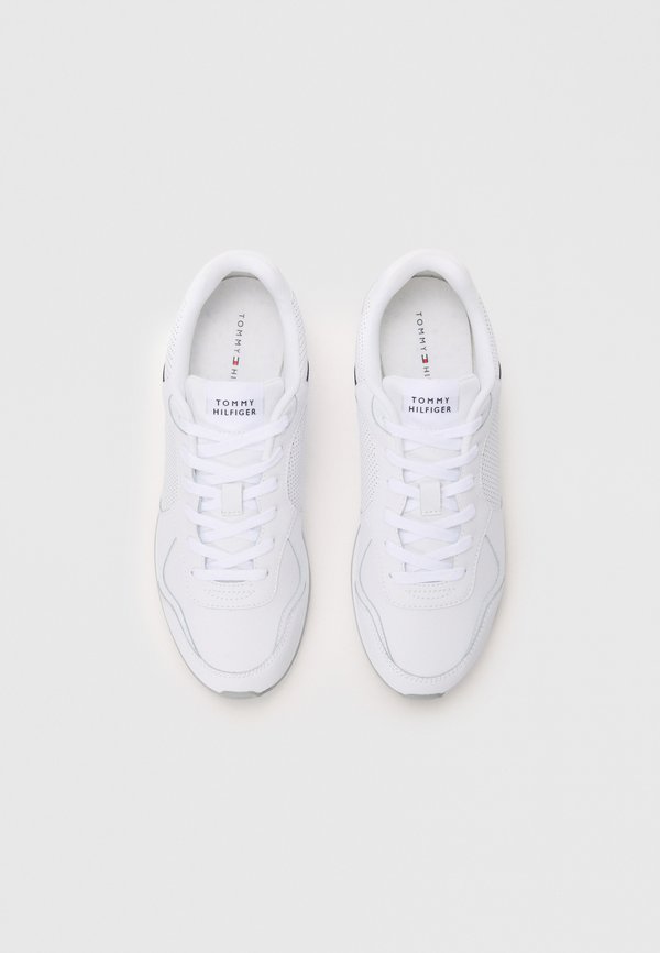 Tommy Hilfiger SIGNATURE TAPE TRAINERS WITH LEATHER