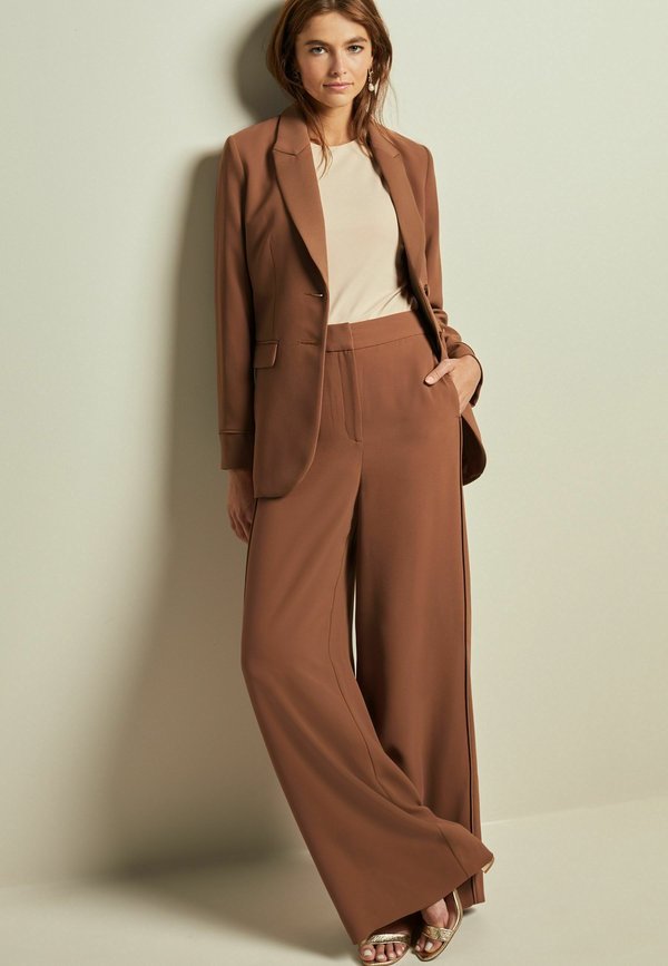 Next TAILORED CREPE SUPER WIDE TROUSERS