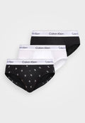 Calvin Klein Underwear 3 PACK - Briefs - black/classic white