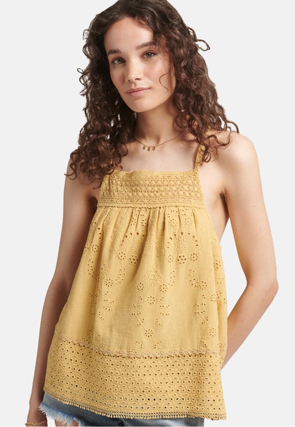 Superdry & Co VINTAGE WOVEN LACE CAMI