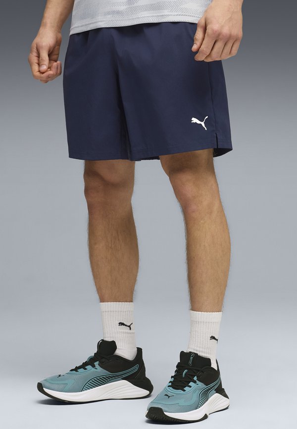 Puma TAD FOUNDATIONS SHORT ZIP POCKETS - Sports shorts - navy