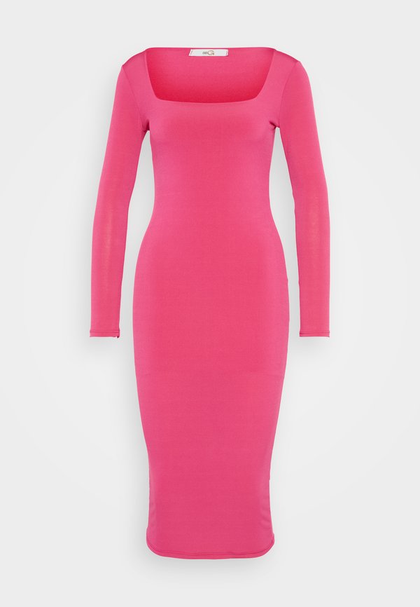 WAL G. SQUARE NECK MIDI