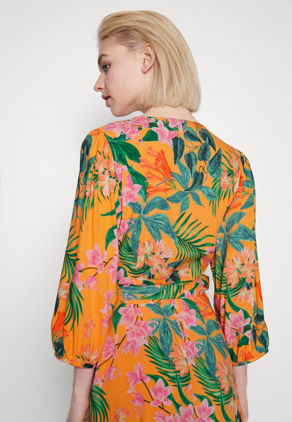 ONLY ONLTROPICA WRAP MIDI DRESS