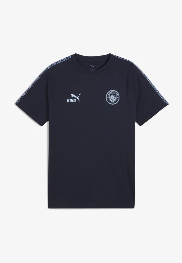 Puma MCFC KING TEE - Club wear - deep navy-team light blue