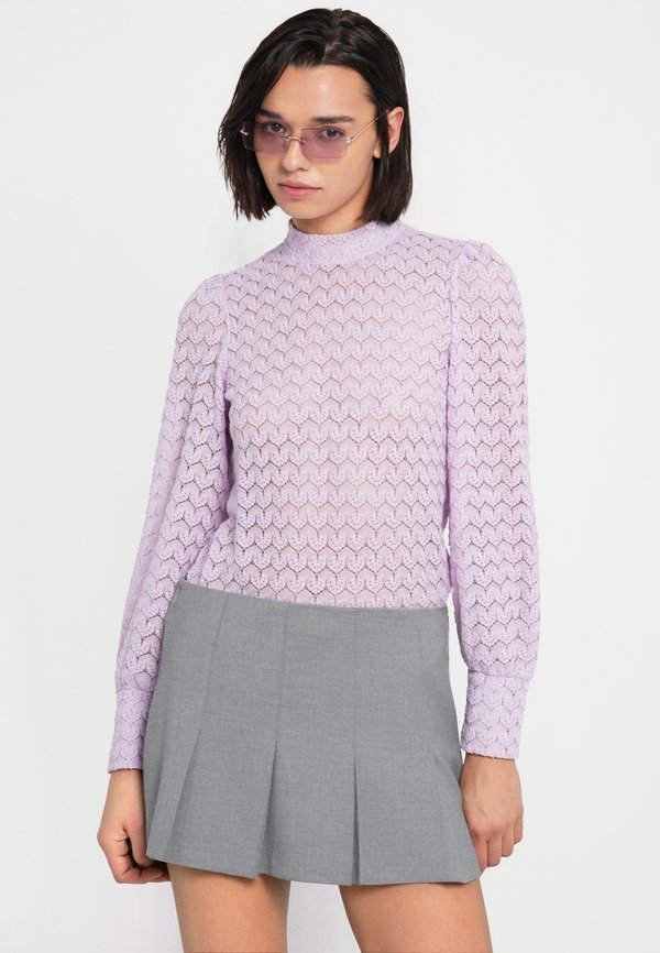 JDY JDYAVERY L/S LACE TOP JRS NOOS