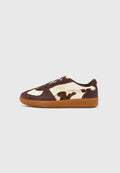 Puma PALERMO - Trainers - warm white/chocolate brown