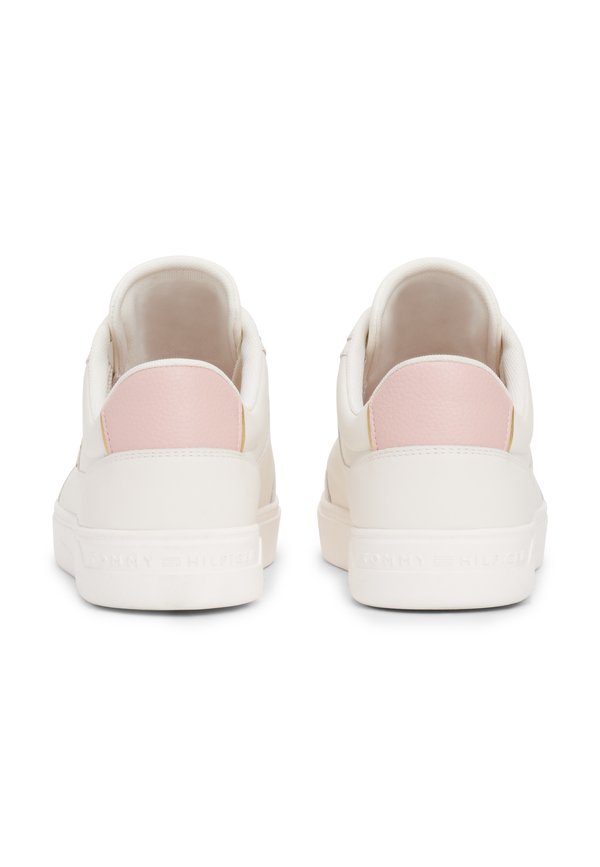 Tommy Hilfiger TH MONOGRAM LEATHER COURT TRAINERS