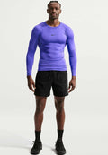 Nike Performance M NP DF TIGHT TOP LS - Long sleeved top - persian violet black