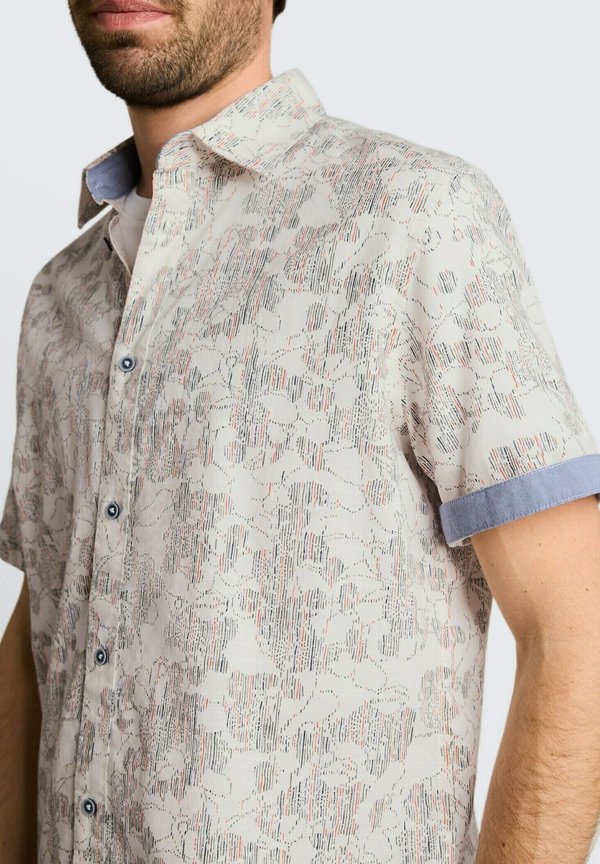 TOM TAILOR TOM TAILOR BLUSEN & SHIRTS REGULAR FIT KURZARMHEMD MIT MUSTER