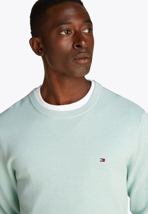 Tommy Hilfiger ESSENTIAL STRUCTURE CREW NECK - ELEVATED ESSENTIALS