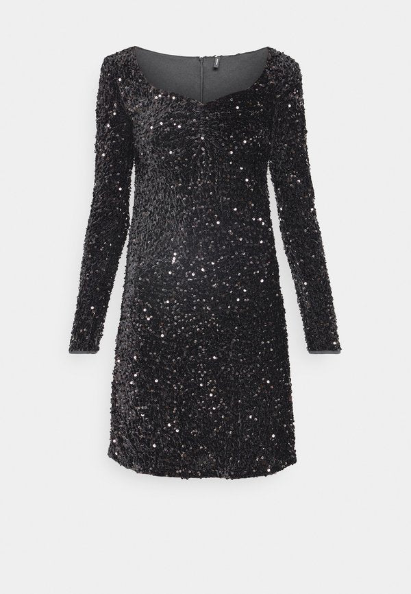 Vero Moda VMZIGGY SHORT SEQUIN DRESS