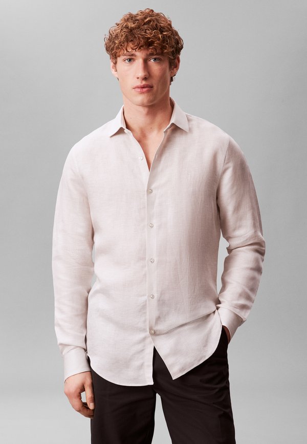Calvin Klein SLIM - Shirt - taupe