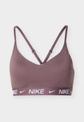 Nike Performance INDY BRA - Light support sports bra - tattoo/white