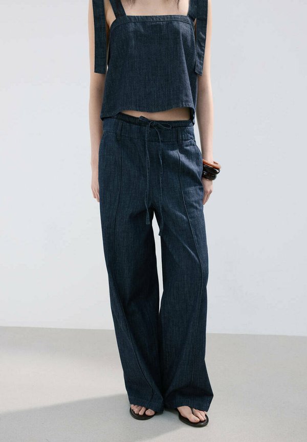 Mango ADULT - Trousers - open blue