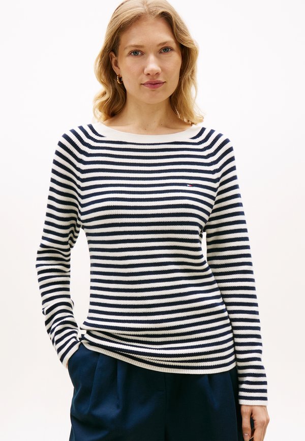 Tommy Hilfiger FINE KNIT BOAT NECK JUMPER