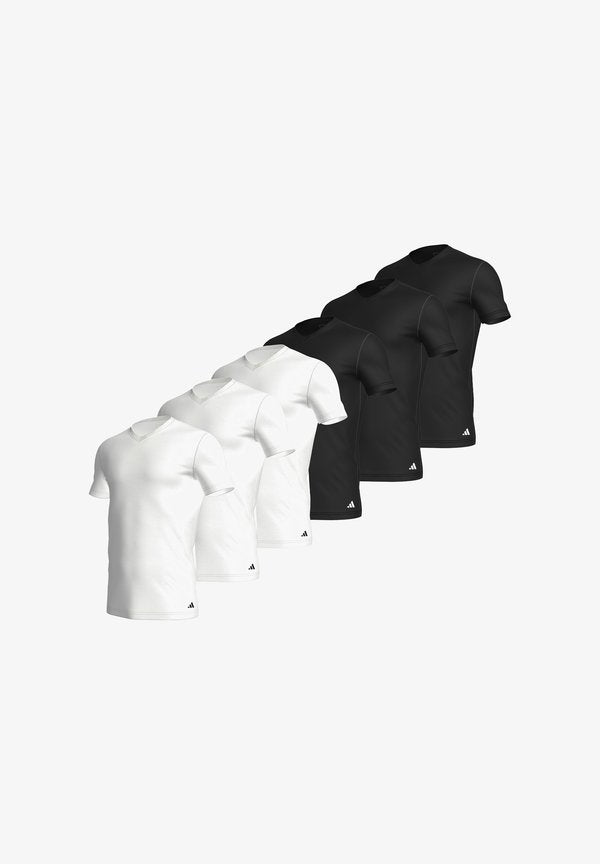 adidas Sportswear 6-PACK ACTIVE - Undershirt - black/white