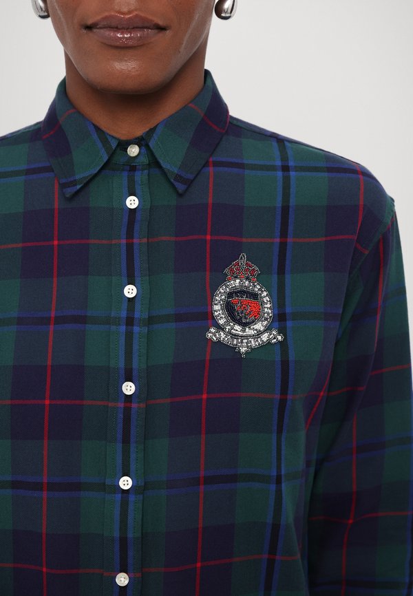 Lauren Ralph Lauren KOTTA LONG SLEEVE BUTTON FRONT SHIRT