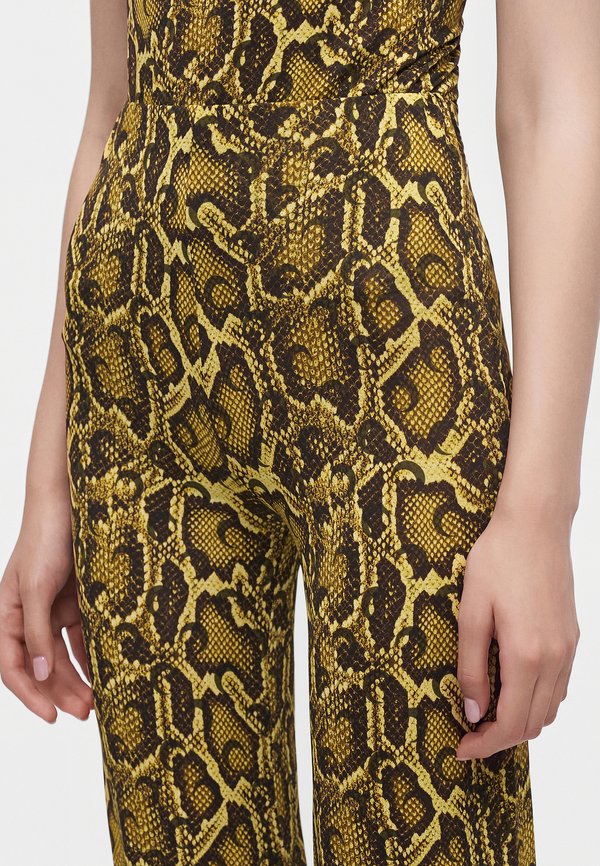 MARINE SERRE PYTHON PRINTED CASUAL PANTS