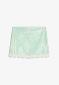 Bershka A-line skirt - light green