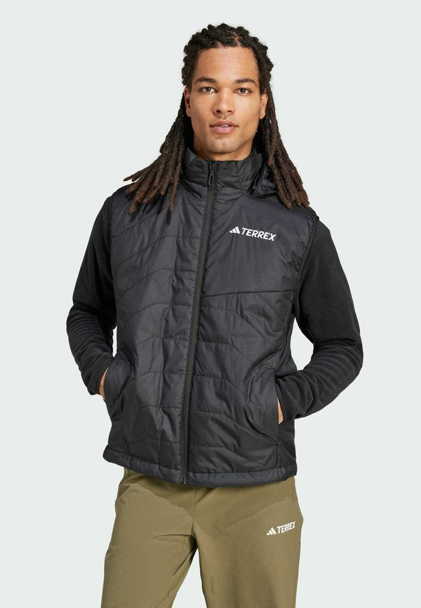 adidas Sportswear HOODED - Waistcoat - black