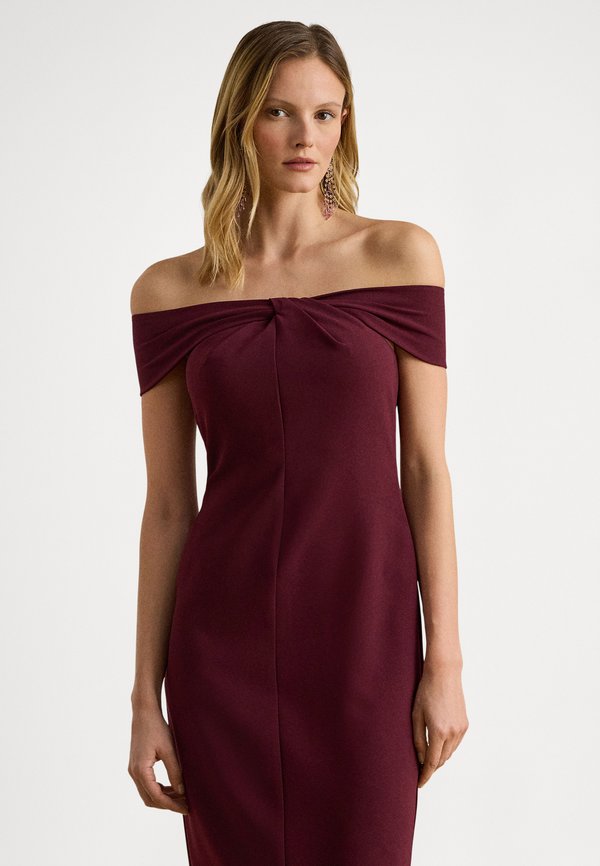Lauren Ralph Lauren TWIST-FRONT CREPE COCKTAIL DRESS