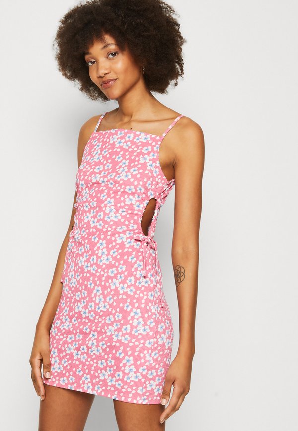 Pieces PCHYLMU DRAWSTRING MINI DRESS