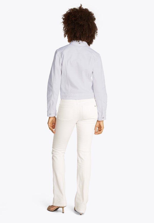 Tommy Hilfiger SLIM WHITE DENIM TRUCKER JACKET