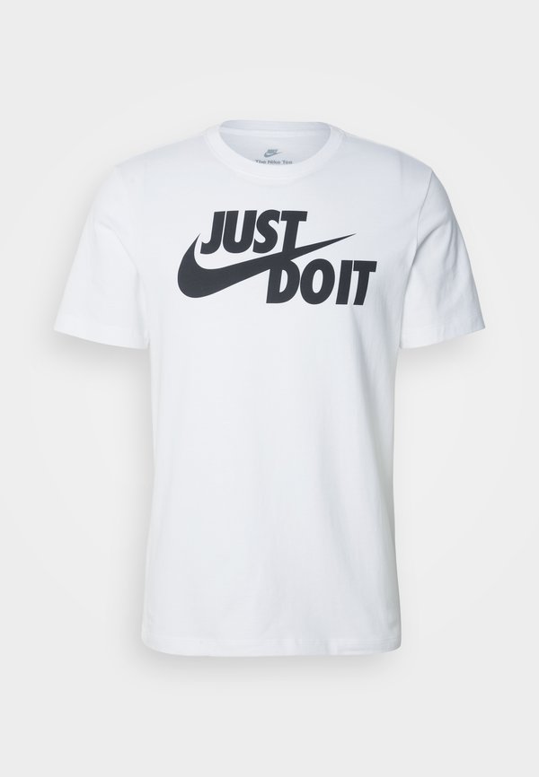 Nike Sportswear TEE  - Print T-shirt - white/black