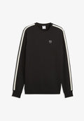 Puma ESSENTIALS ELEVATED SWEATSHIRT MIT RUNDHALSAUSSCHNITT - Sweatshirt - black-warm white