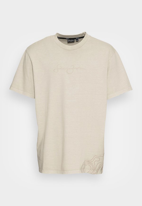 Sean John SCRIPT LOGO WASHED EMBROIDERY TEE