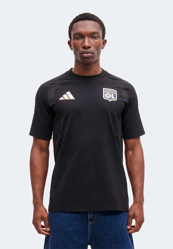 adidas Performance OLYMPIQUE LYON TIRO TRAVEL - Club wear - black