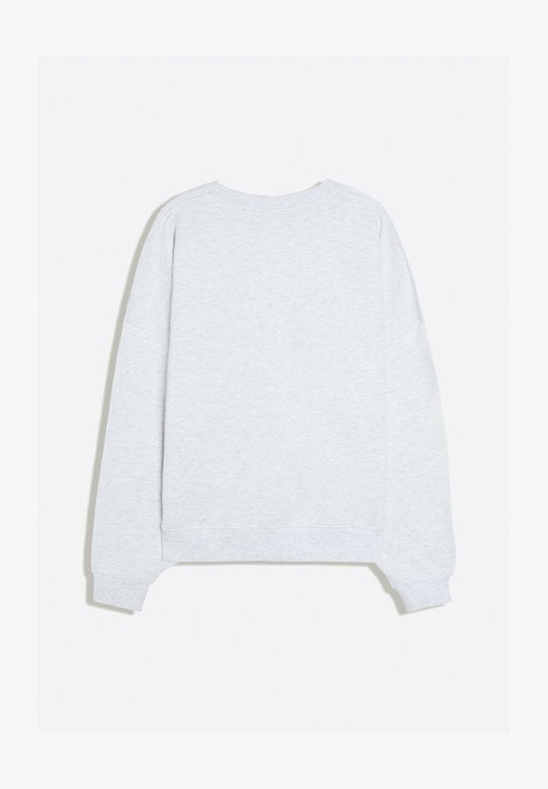 Bershka SWEATSHIRT - Sweatshirt - dark grey