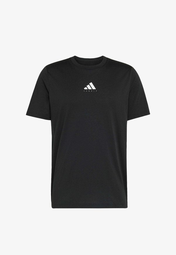 adidas Performance ADIDAS PERFORMANCE TENNIS CATEGORY GRAPHIC T-SHIRT - Sports T-shirt - black   white