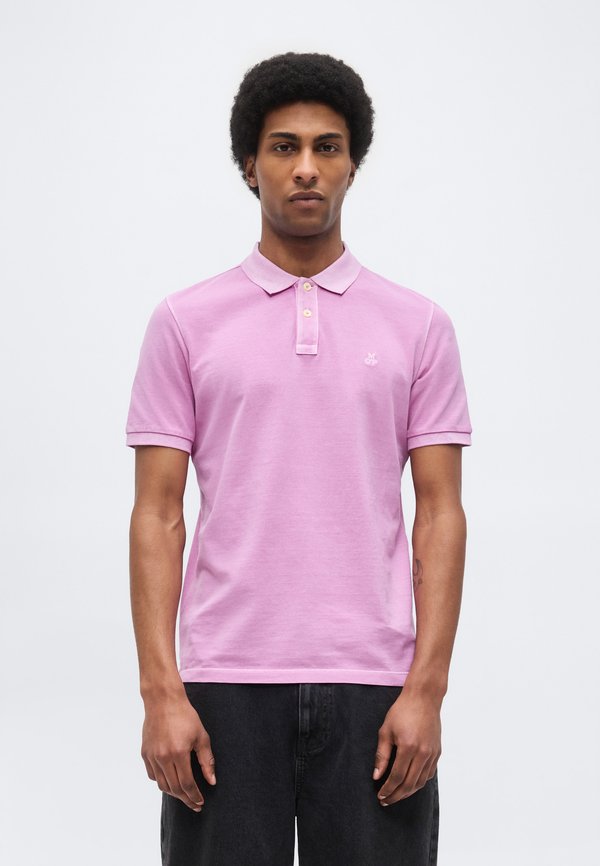 Marc O'Polo SHORT SLEEVE SLITS AT HEM EMBROIDERY