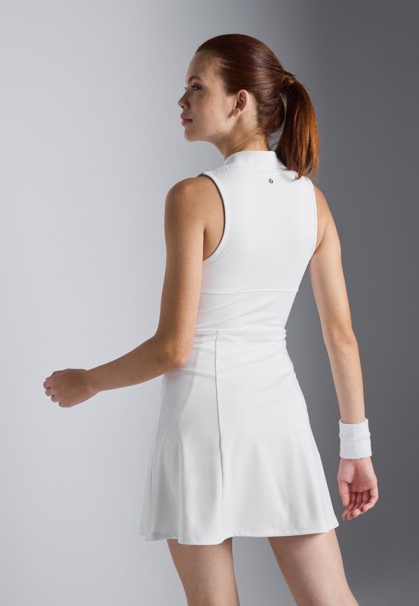 Even&Odd active by Zalando TENNIS DRESS WITH ZIP FRONT AND BUILT IN SHORTS WITH POCKET