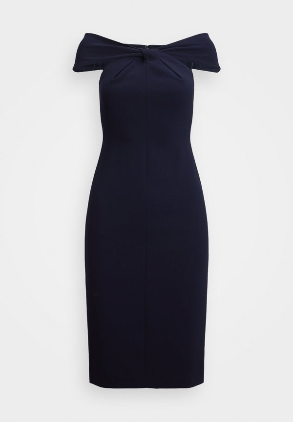Lauren Ralph Lauren TWIST-FRONT CREPE COCKTAIL DRESS