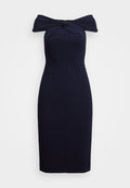 Lauren Ralph Lauren TWIST-FRONT CREPE COCKTAIL DRESS