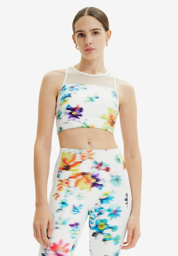Desigual ASYMMETRIC RUFFLEWIMSUIT