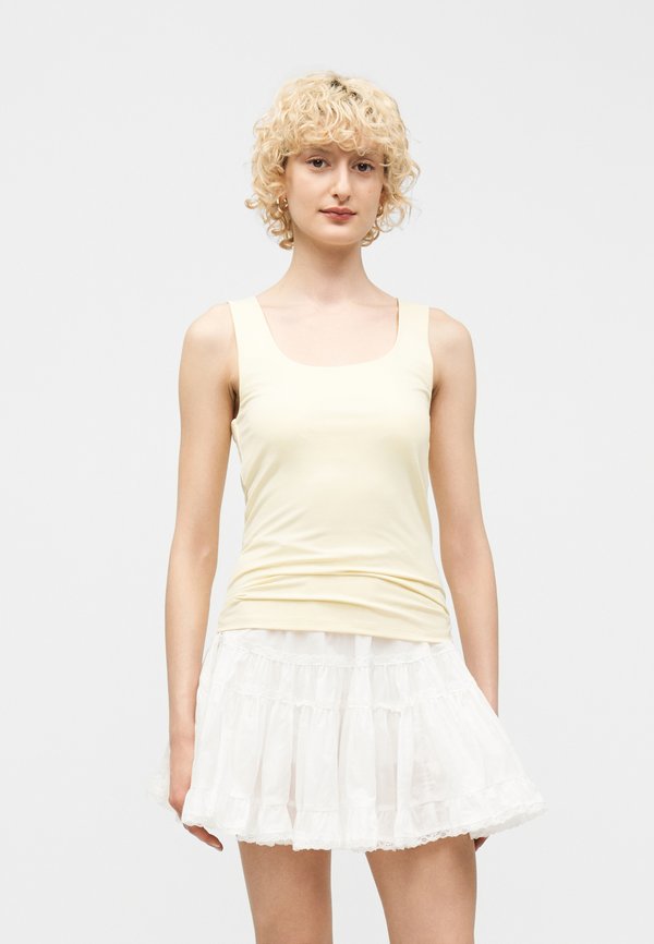 VILA VIKENZA U-NECK S/L TANK TOP REV - NOOS