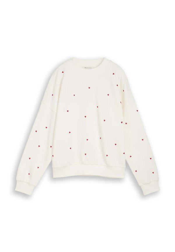 TOM TAILOR DENIM SWEATSHIRT WITH EMBROIDERY