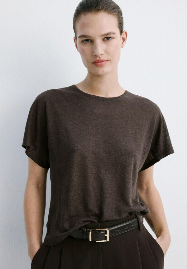 Mango ADULT - Basic T-shirt - brown