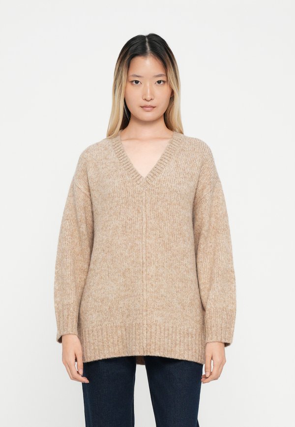 JDY JDYMALONE V NECK LONG PULLOVER