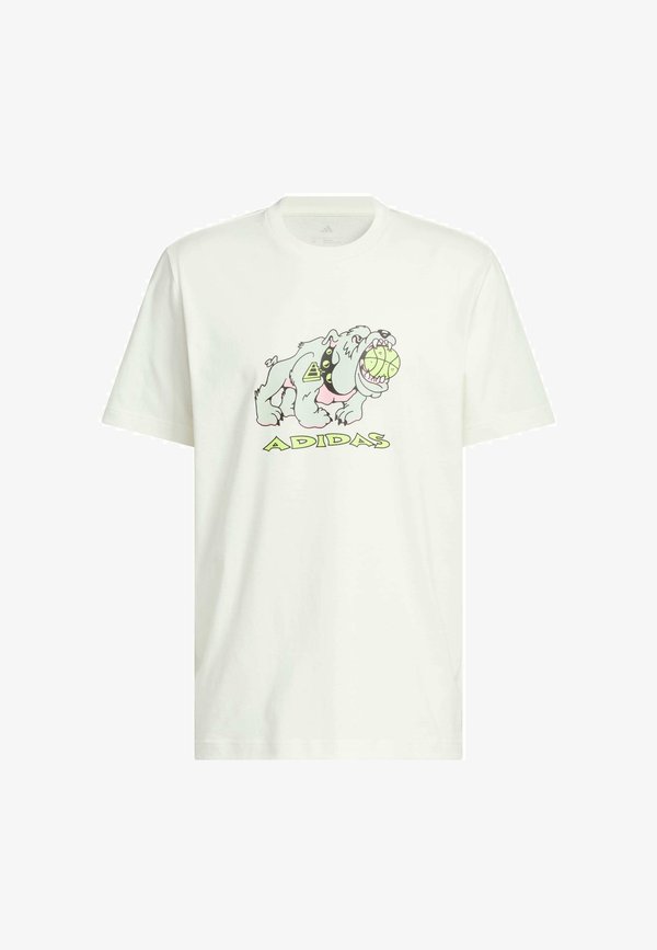 adidas Performance DAWG IN EM T - Print T-shirt - off white