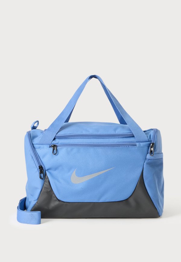 Nike Performance NK BRSLA XS DUFF UNISEX - Sports bag - indigo storm/black/silver-coloured