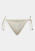 Calvin Klein Swimwear SIDE TIE BOTTOM ESSENTIALS - Bikini bottoms - tofu