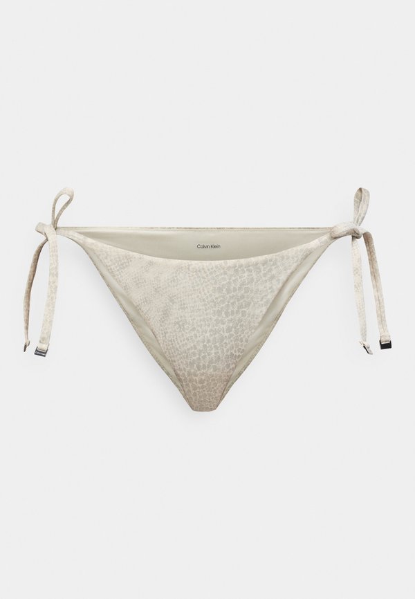 Calvin Klein Swimwear SIDE TIE BOTTOM ESSENTIALS - Bikini bottoms - tofu