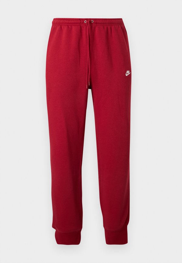 Nike Sportswear M NK CLUB BB JOGGER - Tracksuit bottoms - tough red/white