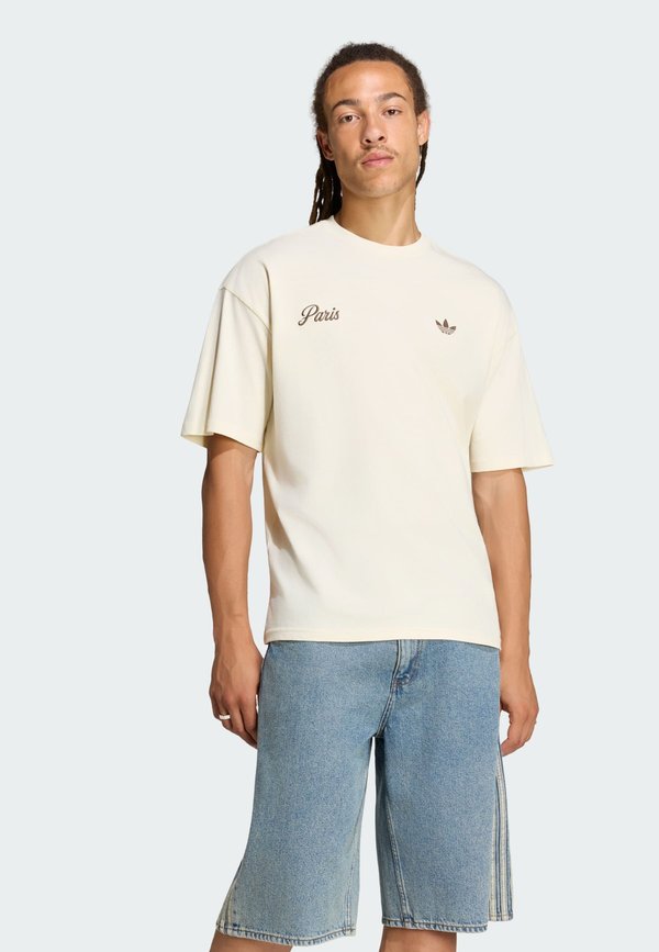 adidas Originals PARIS GFX TEE - Print T-shirt - cream white